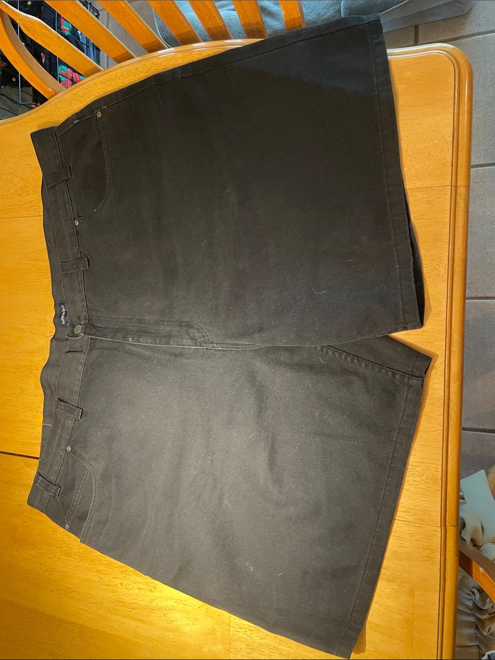 Harbor Bay Black Men’s Jean Shorts